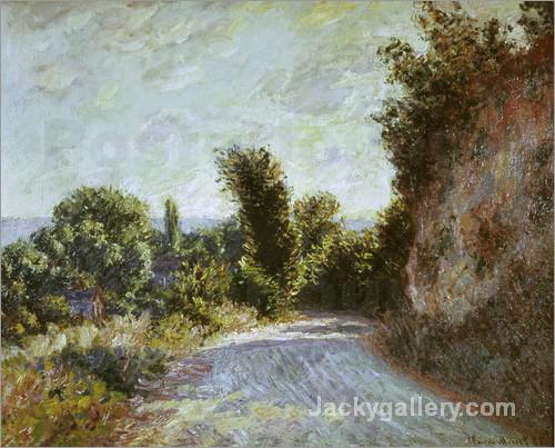 Road to Giverny by Claude Monet paintings reproduction